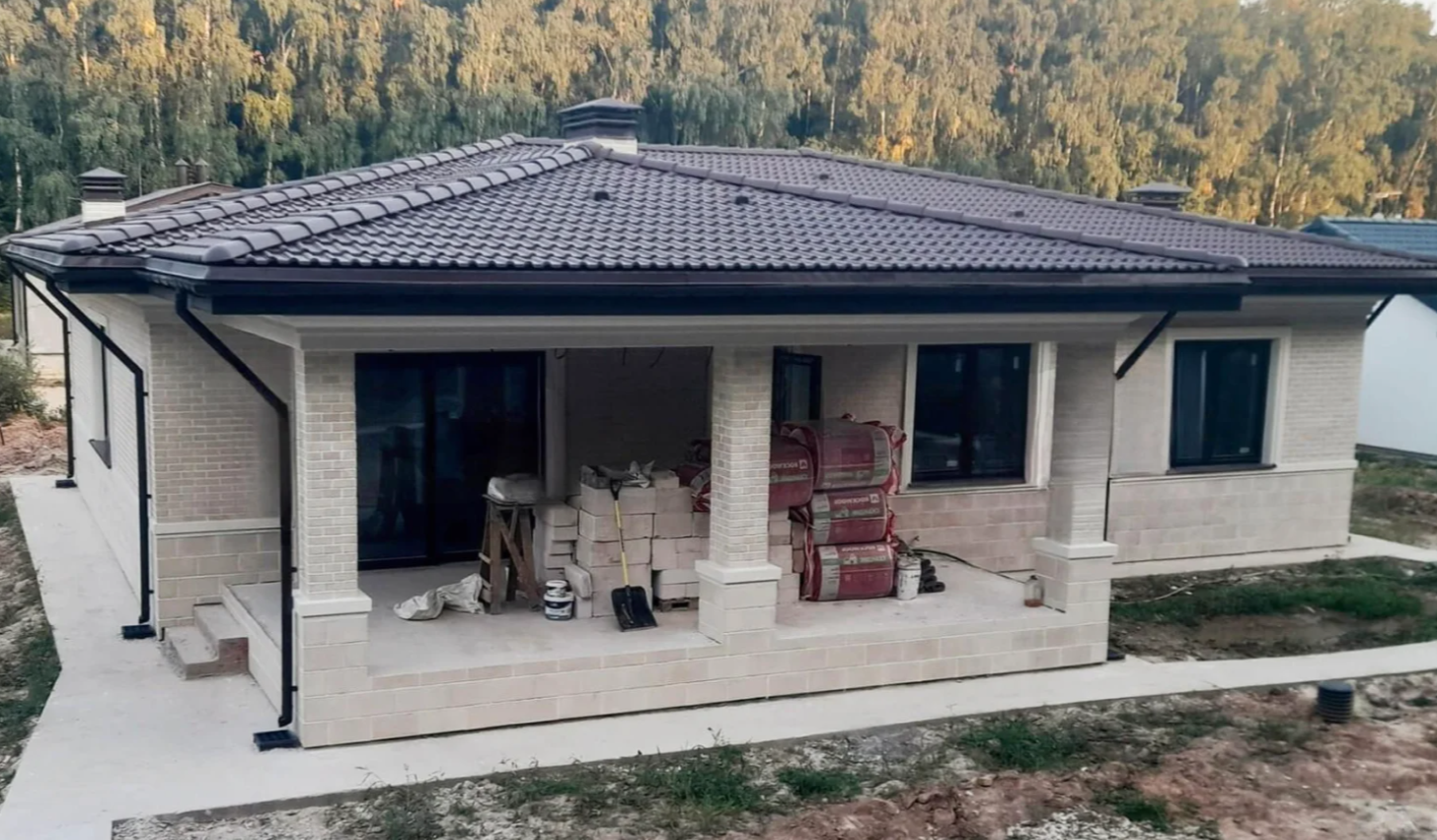 Дом из газобетона 182 м2 дер. Вартемяги Ленобласть