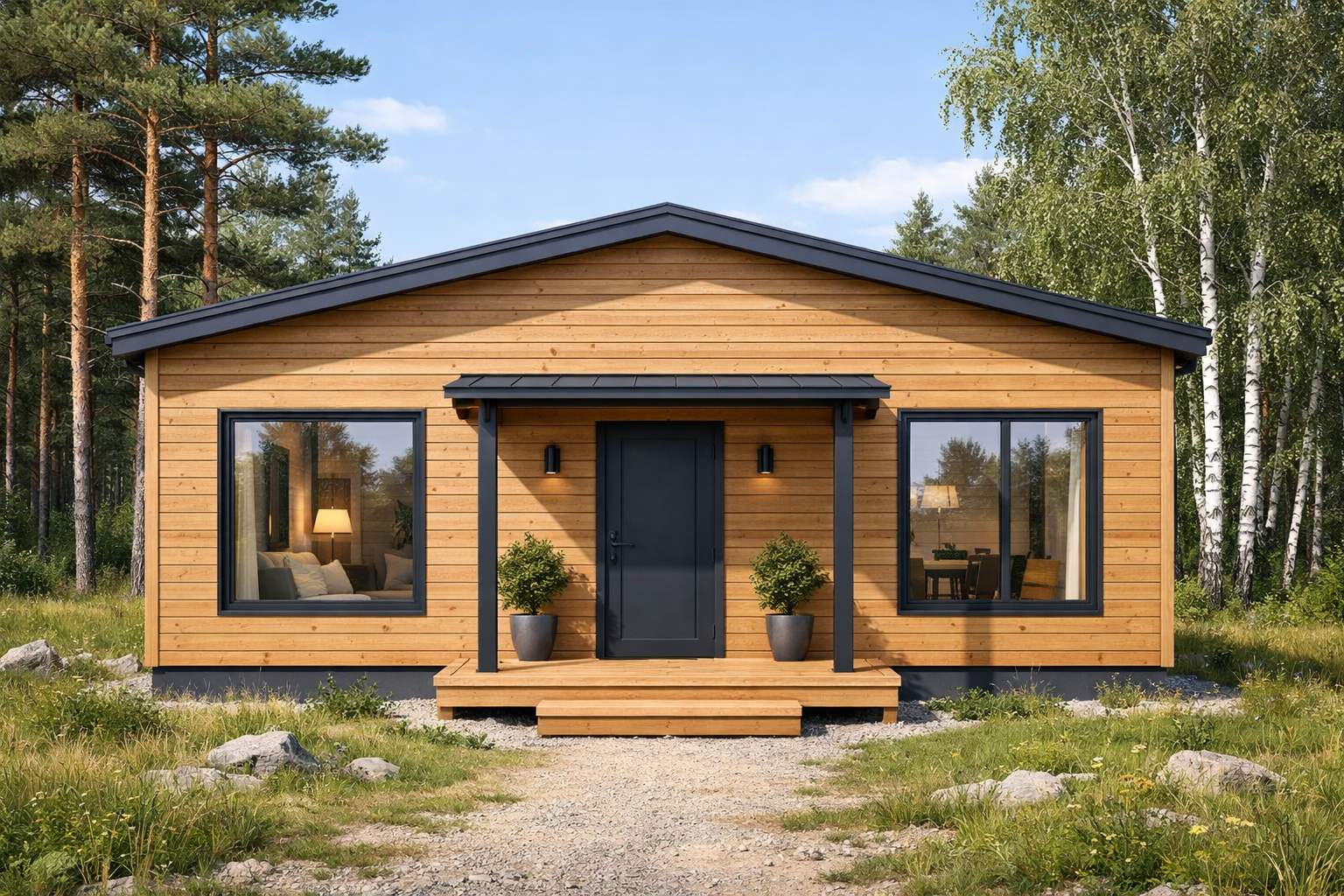 Каркасный дом 50 м²